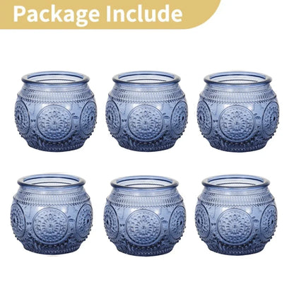 Purilite Select 6/12Pcs Votive Glass Candle Holders
