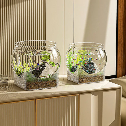 Purilite Select Clear Round Desktop Fish Tank