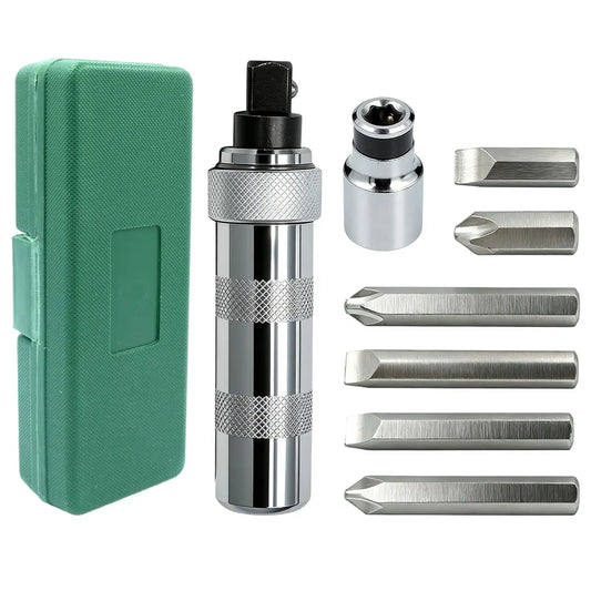 Purilite Select | Manual Impact Screwdriver Set | 7 / 12 / 13 PCS Reversible Impact Driver Kit | Heavy Duty Hand Repair Tool