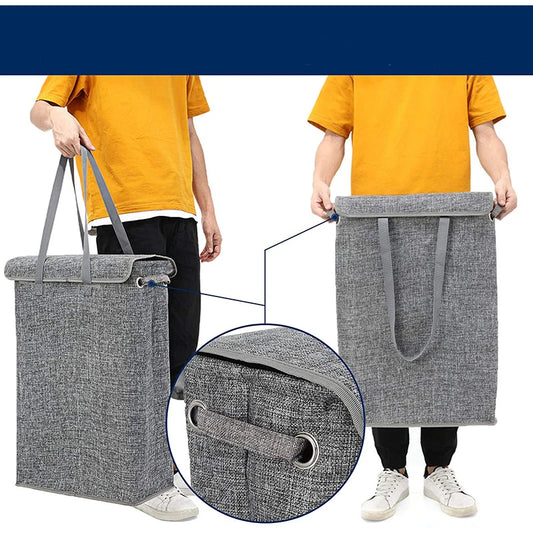 Purilite Select 45L Slim Laundry Basket with Cover