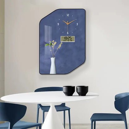 Purilite Select Large Size Aluminum Alloy Framed Artwork Wall Clock