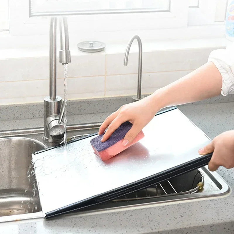 Purilite Select Kitchen Sink Splashback Galvanized Board | Gas Cooker Grease Board | Protective Shield for Stovetop | Kitchen Accessories