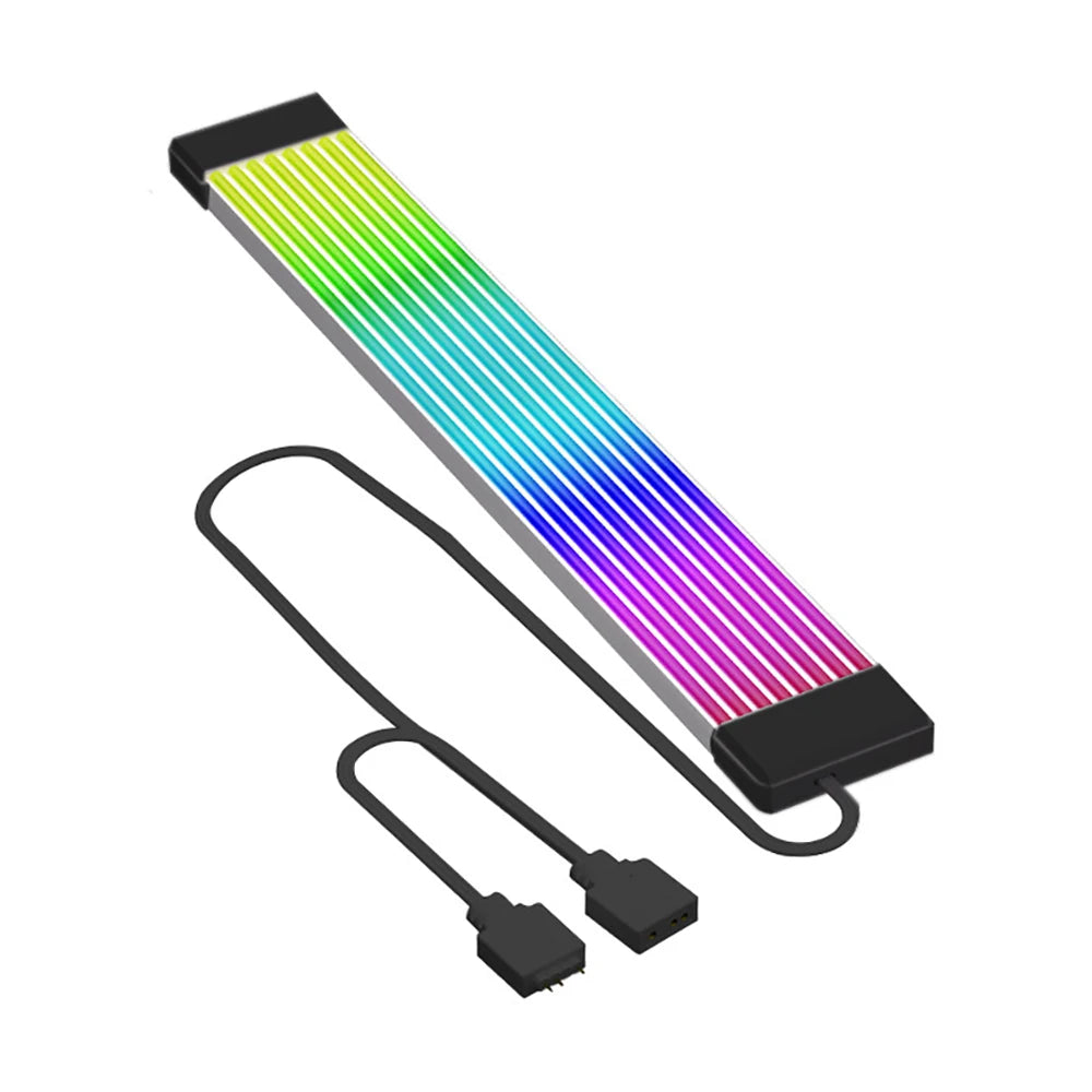 PURILITE SELECT FLEXIBLE ARGB RGB LED LIGHT STRIP BAR FOR PC CASE, ATX 24-PIN PSU COVER & GPU CABLE MOD – GAMING PC RGB LIGHTING