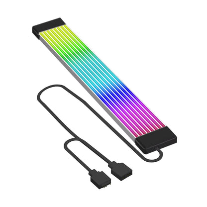 PURILITE SELECT FLEXIBLE ARGB RGB LED LIGHT STRIP BAR FOR PC CASE, ATX 24-PIN PSU COVER & GPU CABLE MOD – GAMING PC RGB LIGHTING