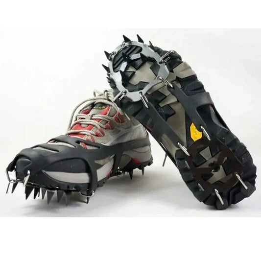 Purilite Select | Professional Climbing Crampons 18 Studs | Anti-Skid Ice Snow Shoe Grips | Winter Outdoor Walking Spikes