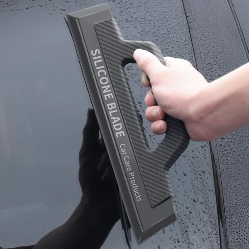 Purilite Select Non-Scratch Soft Silicone Handy Squeegee – Car Wrap, Window, and Water Wiper Cleaning Scraper Tool