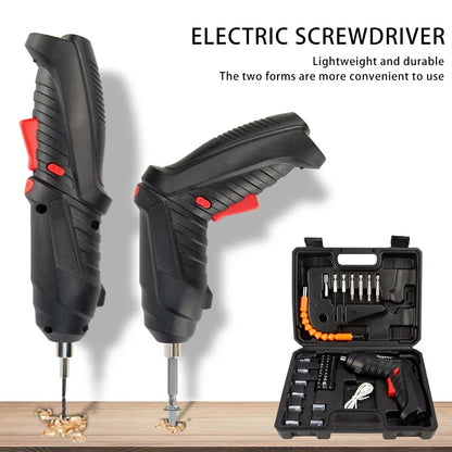Purilite Select 47Pcs 36V Rechargeable Cordless Electric Screwdriver & Mini Drill Set
