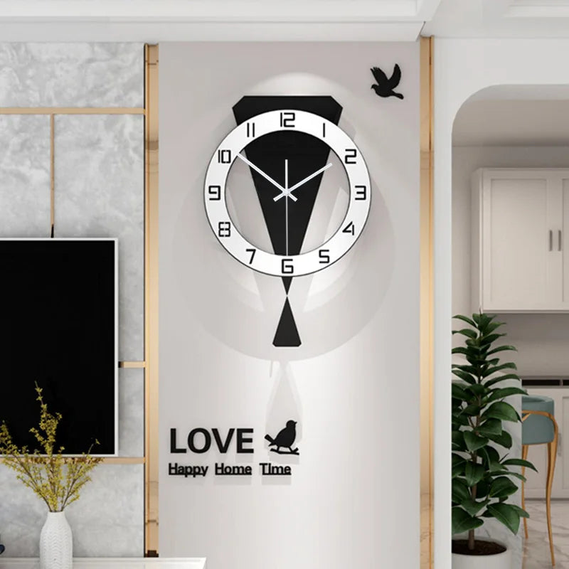 Purilite Select Swinging Wall Clock