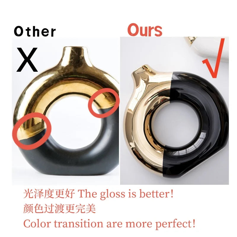 Purilite Select Luxury Nordic Ceramic Flower Vase