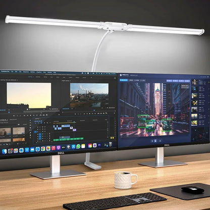 Purilite Select Dual/Single Head LED Clip Desk Lamp