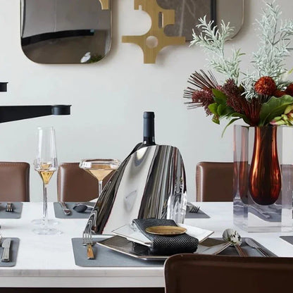 Purilite Select Luxury Silver Nordic Flower Vase