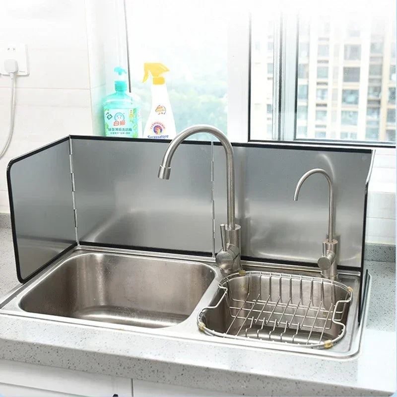 Purilite Select Kitchen Sink Splashback Galvanized Board | Gas Cooker Grease Board | Protective Shield for Stovetop | Kitchen Accessories
