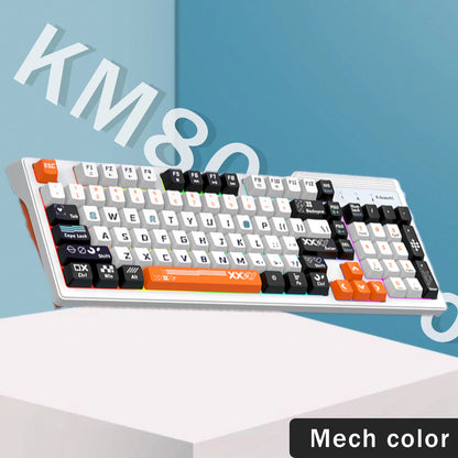 Purilite Select KM800 Pro Wired Mechanical Feel Keyboard and Mouse Set
