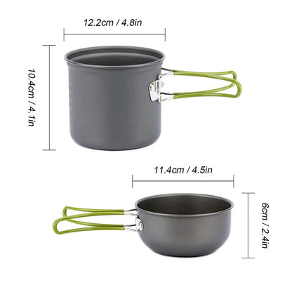 Purilite Select Ultralight Camping Cookware Mess Kit