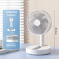 Purilite Select USB Foldable Mini Fan | 4 Speed Portable Table Fan | Battery Operated with Timer for Indoor & Outdoor Use