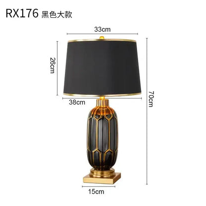 Purilite Select Black Ceramic Desk Lamp