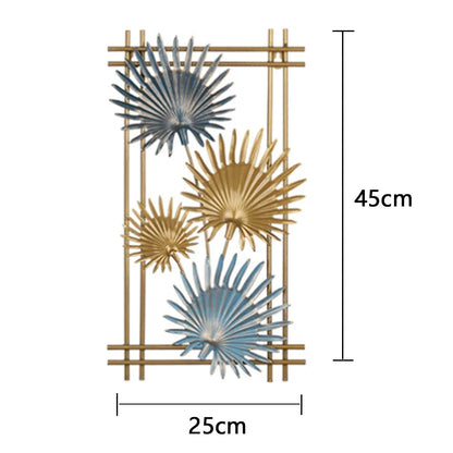 Purilite Select Golden Rectangle Metal Wall Hanging