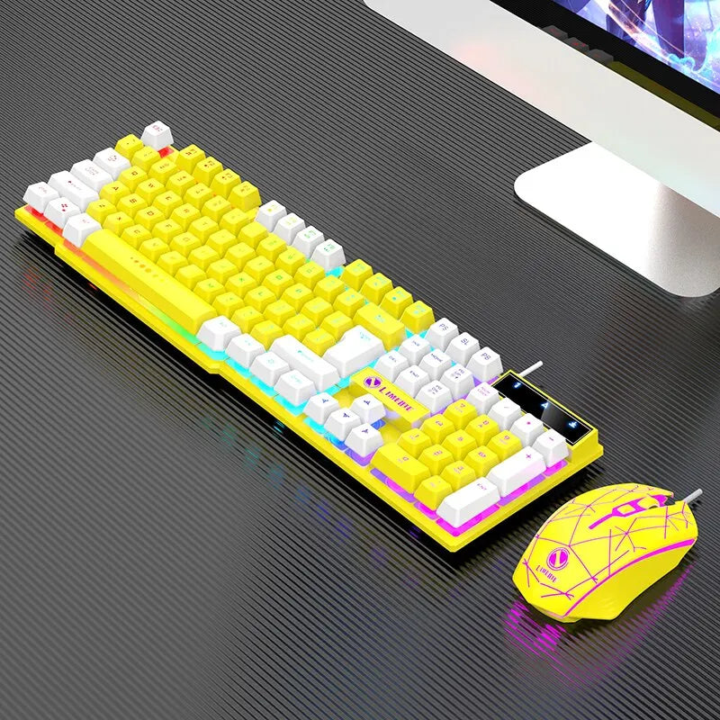 Purilite Select Wired Keyboard and Mouse Se