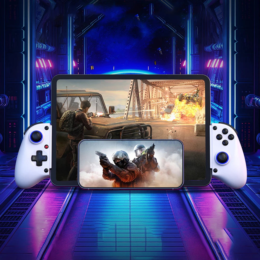 Purilite Select Wireless Mobile Game Controller | Bluetooth Telescopic Gamepad for Android iOS PC and Console | Stretchable Gaming Controller with Dual Vibration | Pack of 2