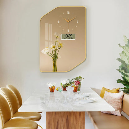 Purilite Select Large Size Aluminum Alloy Framed Artwork Wall Clock