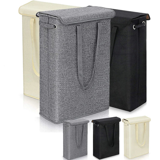 Purilite Select 45L Slim Laundry Basket with Cover