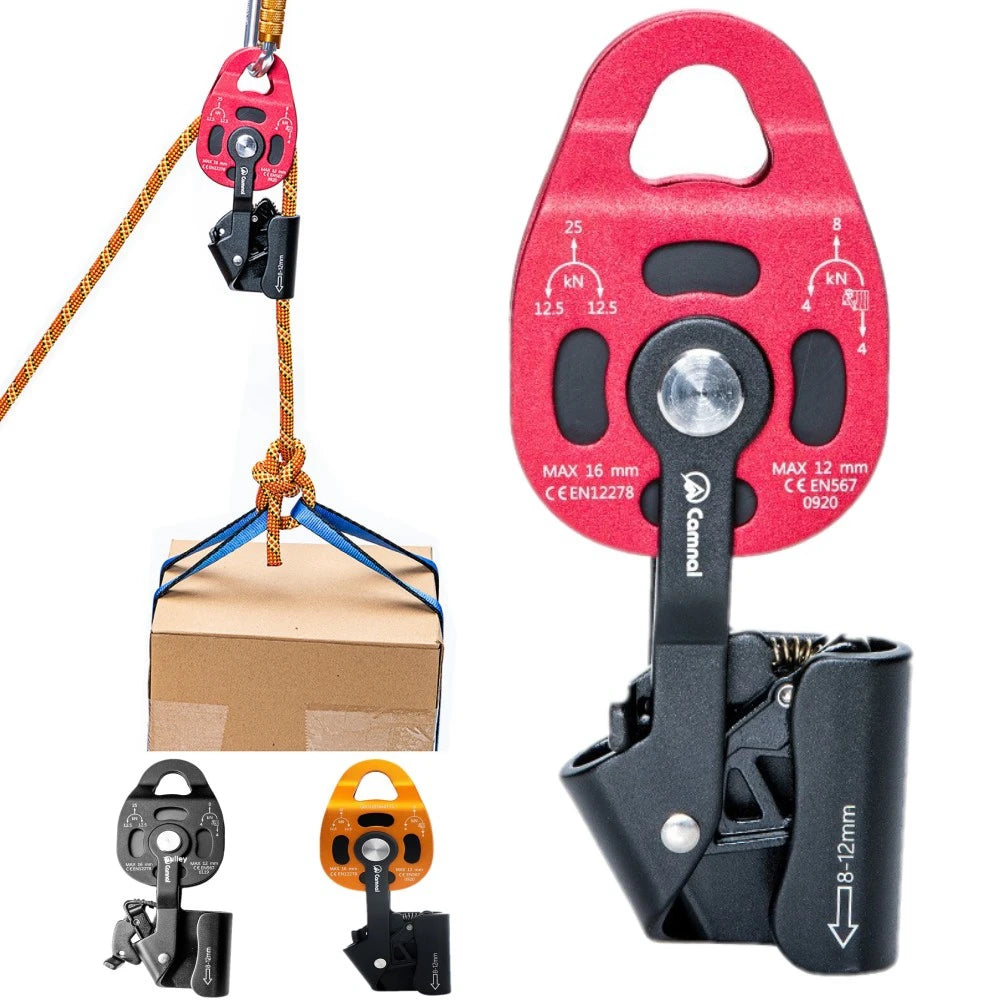Purilite Select Climbing Lifting Pulley | Heavy-Duty Rope Lift Device | Rock Climbing & Rescue Gear | High Altitude Effortless Lifting