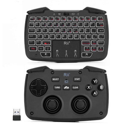 Purilite Select RK707 2.4GHz Wireless Portable Game Controller Keyboard Mouse Combo