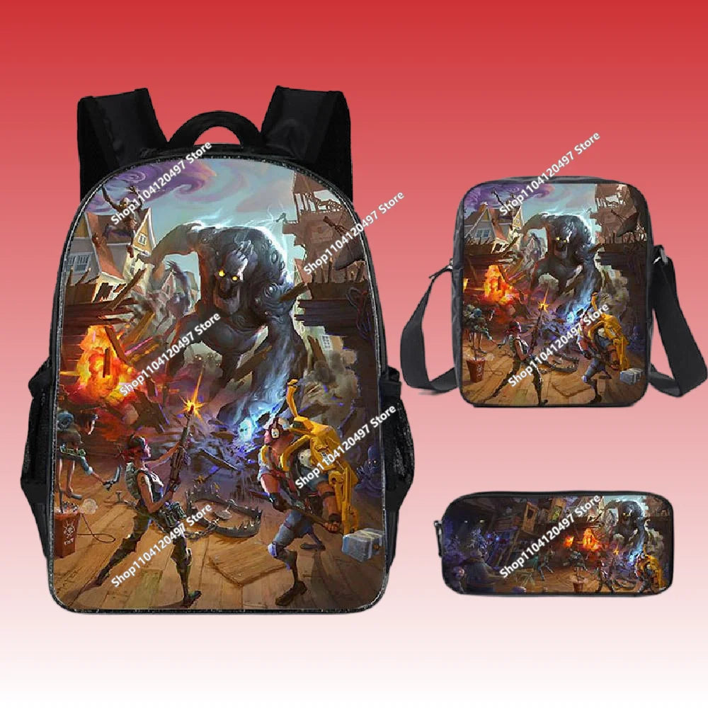 Purilite Select 3PCS Anime Fortnite Backpack Set