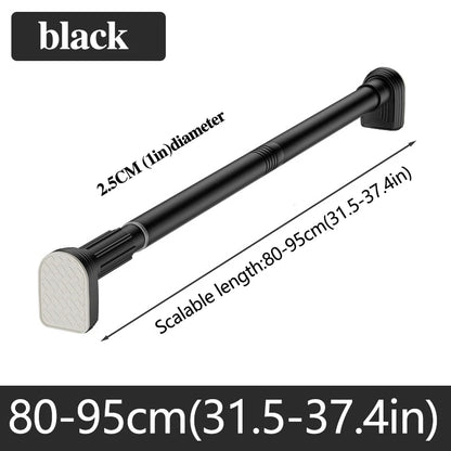 Purilite Select Telescopic Stainless Steel Shower Curtain Rod (Up to 2.7m)