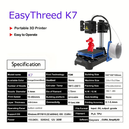 Purilite Select Mini DIY 3D Printer Kit