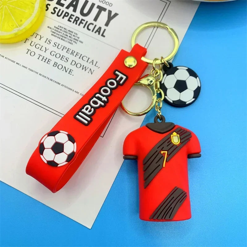 Purilite Select Football No.7 & No.10 Couple Jersey Keychains