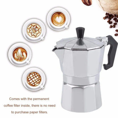 Purilite Select Aluminum Mocha Coffee Maker Pot