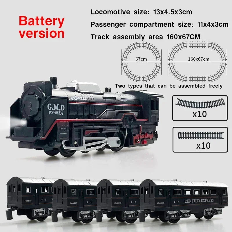 Purilite Select Classical Railway Freight Train Toy