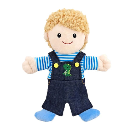 Purilite Select Family Plush Hand Finger Puppet Set Soft Cotton Educational Storytelling Toy for Kids and Adults (Set of 2)