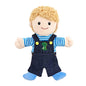 Purilite Select Family Plush Hand Finger Puppet Set Soft Cotton Educational Storytelling Toy for Kids and Adults (Set of 2)
