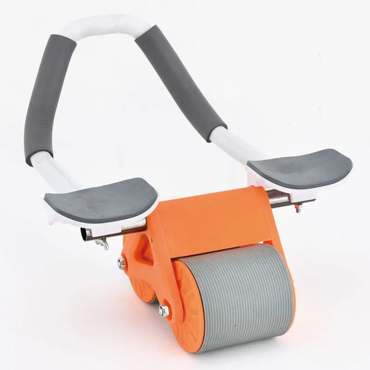 Purilite Select Automatic Rebounding Ab Wheel with Elbow Support Core Strength Training Roller for Home Fitness Workout