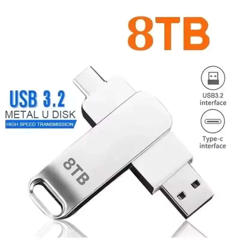 Purilite Select USB 3.2 High-Speed Metal Flash Drive, Portable Waterproof USB Memory Stick for PC, Laptop & Data Storage