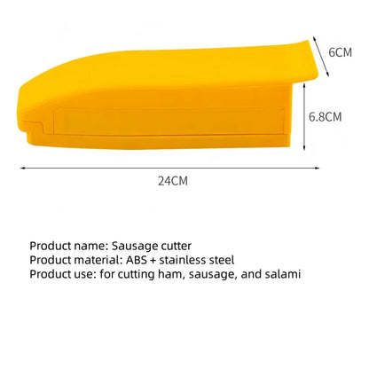 Purilite Select | Household Sausage & Ham Cutter | Multifunctional Manual Meat Cutter | DIY Hot Dog Slicer Kitchen Tool