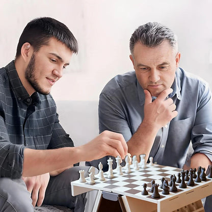 Purilite Select 3D Printed Chess Book Set – Folding Magnetic Chess Board Game with Hidden Storage, Portable Compact Strategy Game for Adults and Travel