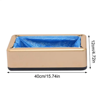 Purilite Select Automatic Shoe Cover Dispenser Machine with 100 Disposable Shoe Covers – Non-Slip Dustproof Floor Protection for Home, Office, Hospital & Laboratory