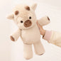 Purilite Select Fluffy Sitting Cattle Plush Toy Soft Stuffed Animal Doll Cozy PP Cotton Companion Gift for Kids & Home Decor