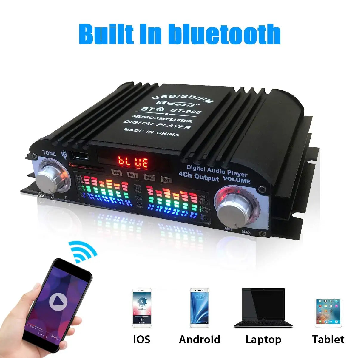 Purilite Select 1600W Peak Power HiFi Sound Amplifier