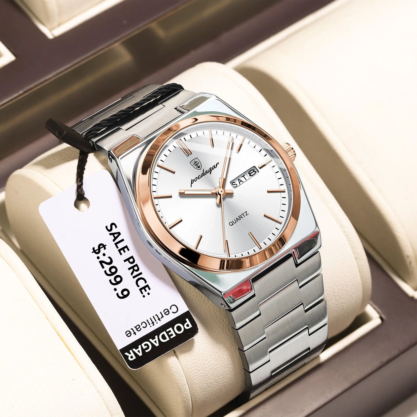 POEDAGAR Luxury Men’s Watch
