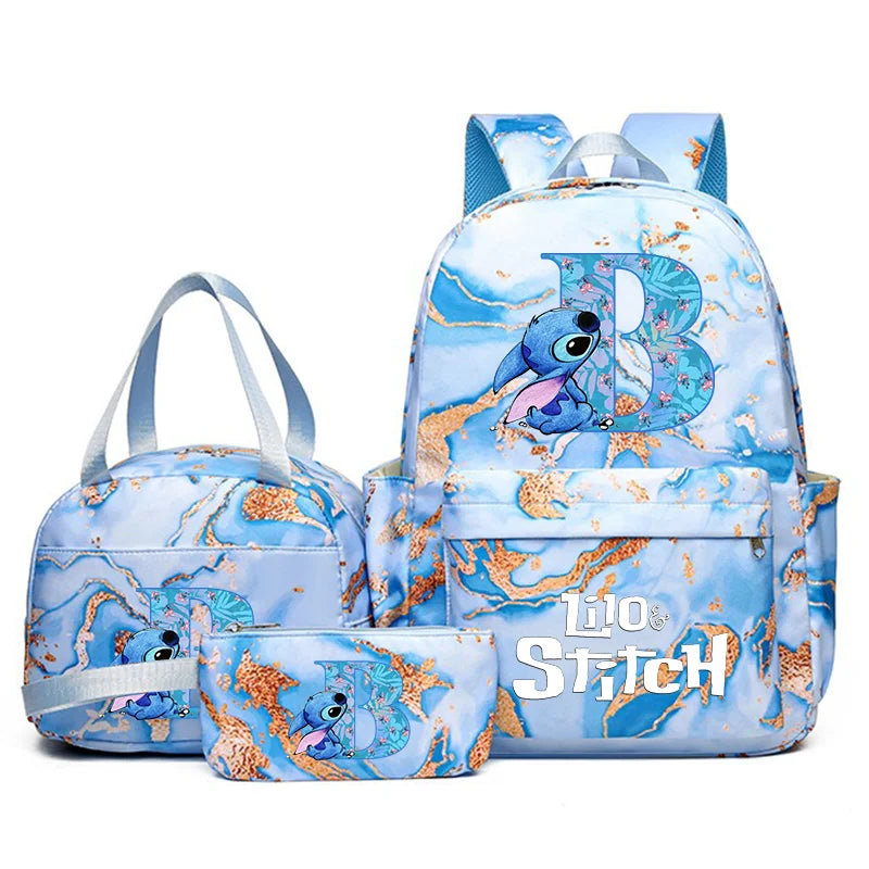Purilite Select 3PCS Lilo & Stitch School Bag Set
