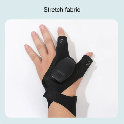 Purilite Select Rechargeable LED Flashlight Glove – Gift for Dad, Husband, Boyfriend & Car Guys