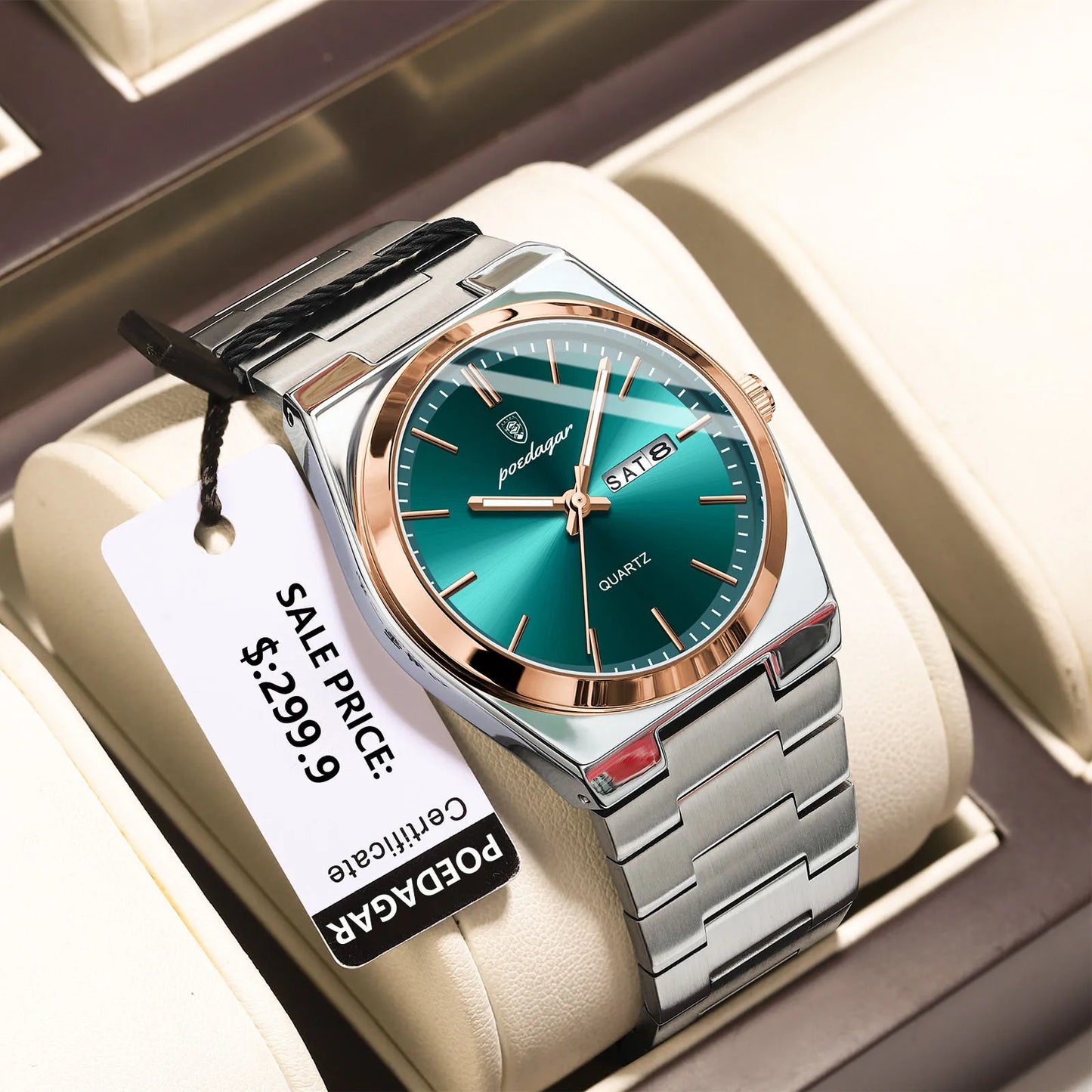 POEDAGAR Luxury Men’s Watch