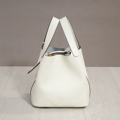 Purilite Select Cowhide Bucket Lunch Bag