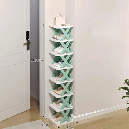Purilite Select | Multi-Layer Detachable Shoe Rack Organizer | Space-Saving Plastic Shoe Storage Shelf for Home