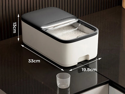 Purilite Select Rice Storage Box | Moisture Proof Grain Container | Insect-Proof Kitchen Organizer | Large Capacity Food Jar