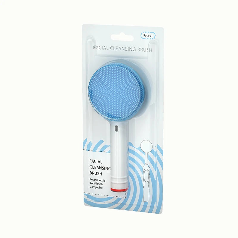 Purilite Select Silicone Facial Cleansing Brush Replacement Head for Electric Facial Care Device Soft Skin Cleansing Attachment (Set of 3)